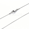 Non-Tarnish 304 Stainless Steel Boston Link Chain Necklace NJEW-S420-005C-P-2