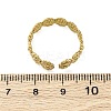 304 Stainless Steel Open Cuff Ring for Women RJEW-Z083-01G-5