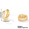 Elegant Vintage Brass Hoop Earrings FH4971-2-3
