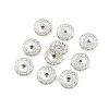 Brass Rhinestone Spacer Beads X-RB-A014-Z12mm-01S-3