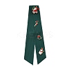 Christmas Polyester Ribbon Safety Pin Brooch LS-JEWB-H012-01B-1