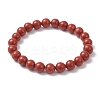 Natural Red Jasper Beads Bracelets BJEW-JB12200-02-2