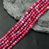 Natural Crackle Agate Bead Strands G-R344-4mm-55-1