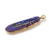 Alloy Enamel Pendants FIND-G078-34G-04-2