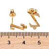 Ion Plating(IP) 304 Stainless Steel Stud Earrings FIND-Q103-01Z-G-3