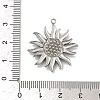 304 Stainless Steel Rhinestone Pendants LS-STAS-A122-03P-3