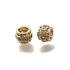 Brass Micro Pave Cubic Zirconia Beads KK-Z126-16G-1