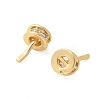 Brass Micro Pave Cubic Zirconia Peg Bails KK-U056-54G-1