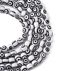 Handmade Evil Eye Lampwork Round Bead Strands LAMP-L055-8mm-3