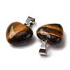 Natural Tiger Eye Pendants G-I311-A07-2