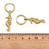 Ocean 304 Stainless Steel Hoop Dangle Earrings for Women EJEW-JE07267-01-6