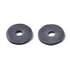 Flat Round Handmade Polymer Clay Beads CLAY-R067-12mm-41-6