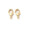 Rhombus Brass Lobster Claw Clasps KK-H083-16G-1