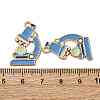 Chemistry Theme Alloy Enamel Pendants LS-ENAM-V002-01D-KCG-3