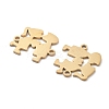 Ion Plating(IP) 304 Stainless Steel Connector Charms STAS-P332-08G-3