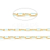 Handmade Golden Brass Enamel Link Chains CHC-M021-66A-03-2
