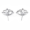 Non-Tarnish 201 Stainless Steel Pendants STAS-N098-048P-2