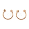 303 Stainless Steel Circular/Horseshoe Barbell Nose Rings WG86D19-23-1