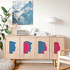 2Pcs 2 Styles PET Hollow Out Drawing Painting Stencils DIY-WH0394-0175-4
