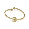 304 Stainless Steel Open Cuff Rings for Women LS-RJEW-H229-04G-01-2