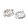 Flat Round Alloy Connector Charms FIND-YW0003-44-2