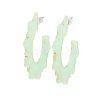 Acrylic Sun Stud Earrings EJEW-I287-01C-1