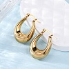 Ion Plating(IP)  304 Stainless Steel Hoop Earrings EJEW-A059-03G-1