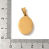 Ion Plating(IP) 304 Stainless Steel Pendants STAS-C103-03G-05-3