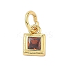 Brass Pave Cubic Zirconia Pendants LS-KK-K368-13G-02-1