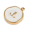 304 Stainless Steel Enamel Pendants STAS-K311-08A-02-2