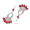 2 Pairs Brass Dangle Earrings EJEW-JE05890-03-S-2