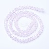 Electroplate Glass Beads Strands X-EGLA-A034-J6mm-B04-2