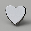 Metal Cell Phone Finger Ring Adhesive Metal Phone Finger Grip Loop Stand Heart Grip Holder Phone Charm Hook for DIY Hanging Supplies AJEW-WH0332-62B-2