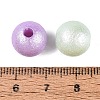 Luminous UV Plating Opaque Acrylic Beads OACR-Q204-12MM-01-5