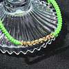Polyester Cord Braided Bead Bracelets for Women BJEW-L698-01G-06-3
