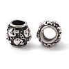304 Stainless Steel European Beads STAS-M298-25AS-3