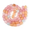 Baking Paint Crackle Glass Beads Strands DGLA-N019-01A-02-2