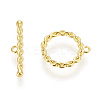 Brass Toggle Clasps KK-M108-D01-2