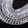 7 Strands 7 Styles Transparent Glass Bead Strands GLAA-TA0002-73-7