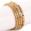 Electroplated Synthetic Non-magnetic Hematite Beads Strands G-H027-F01-01-1