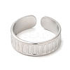 Non-Tarnish 304 Stainless Steel Open Cuff Rings RJEW-K245-72P-1