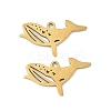 201 Stainless Steel Pendants STAS-P428-04A-G-1