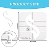 Transparent Acrylic Sewing Template DIY-GF0002-85-2