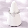 Brass Cuff Open Rings KK-Z165-02P-1