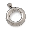 304 Stainless Steel Spring Gate Rings LS-STAS-M084-11C-1