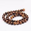 Natural Tiger Eye Bead Strands G-K153-B39-8mm-AB-2