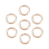 Brass Closed Jump Rings KK-D257-01RG-03-1