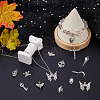 60Pcs 12 Styles Halloweem Themed Tibetan Style Alloy Pendants TIBEP-DC0001-35-5