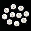 Natural Freshwater Shell Beads SHEL-N036-01V-1