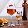 4Sets 4 Style Silicone Wine Glass Markers DIY-GF0005-75-4
